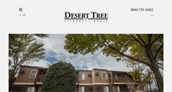 Desktop Screenshot of deserttreeapts.com